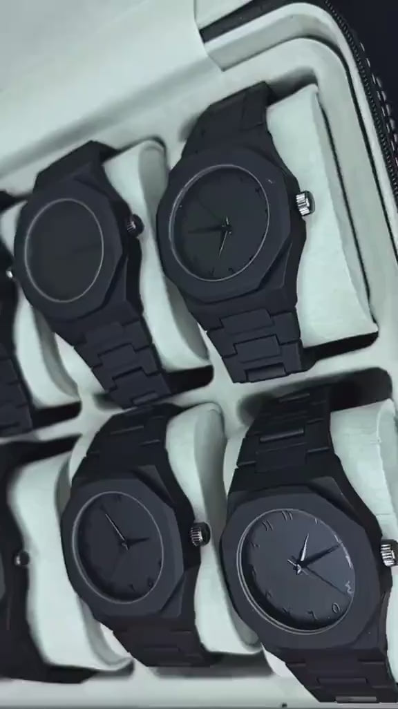 Black Arabic Aura Watch